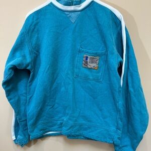 Vintage 90's Gotcha Striped Faded Vaporware Grunge Sweatshirt Skate Small